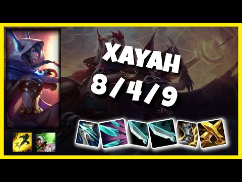 Xayah vs Twitch EU Challenger BOT (8/4/9) Gameplay Replay - Patch 10.23