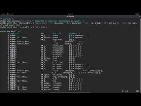 Arch Linux Install Extras 1 - Patching, Compiling DWM(Dynamic Window Manager) & ST(Simple Terminal)