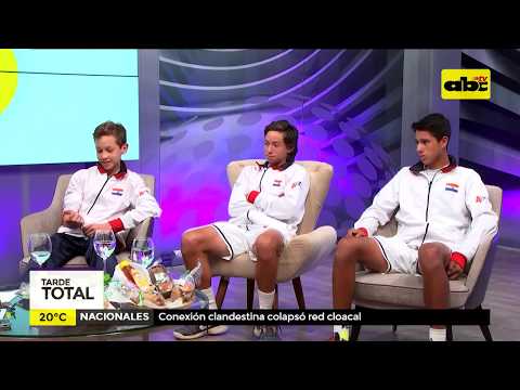 Nos visitan los mundialistas del tenis sub 14