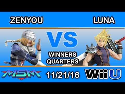 MSM 75 - eM 2S | Zenyou (Sheik) Vs. Luna (Cloud) Winners Quarters - Smash Wii U