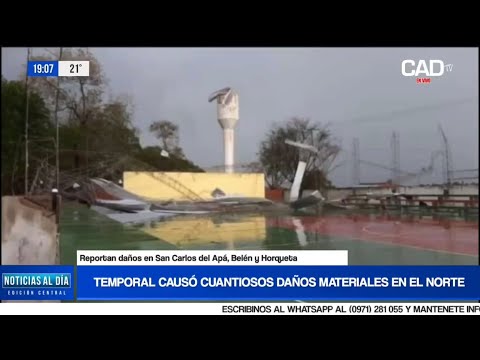 Temporal causó cuantiosos daños materiales en el Norte