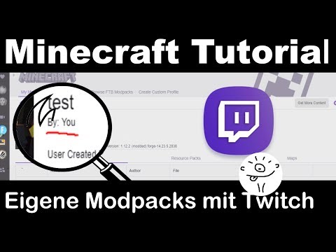 Minutus - Create Minecraft modpacks with Twitch (Tutorial German 1.12/1.13/1.14)