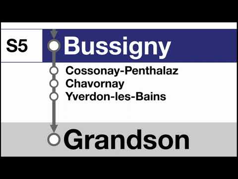 annonce CFF » S5 Travaux à Vufflens-la-Ville | SLBahnen