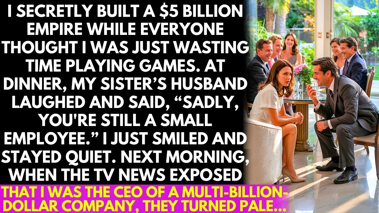 I secretly built a $5B empire while parents thought I was just gaming! Sis “Still a small employee!”