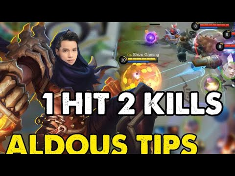 ALDOUS ONE HIT 2 KILLS - ALDOUS TIPS With SHIZU GAMING - MOBILE LEGEND