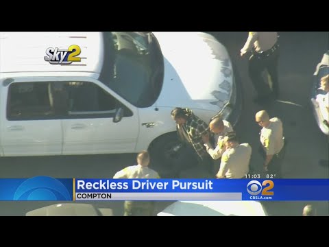 Driver Arrested After Wild Pursuit In Compton