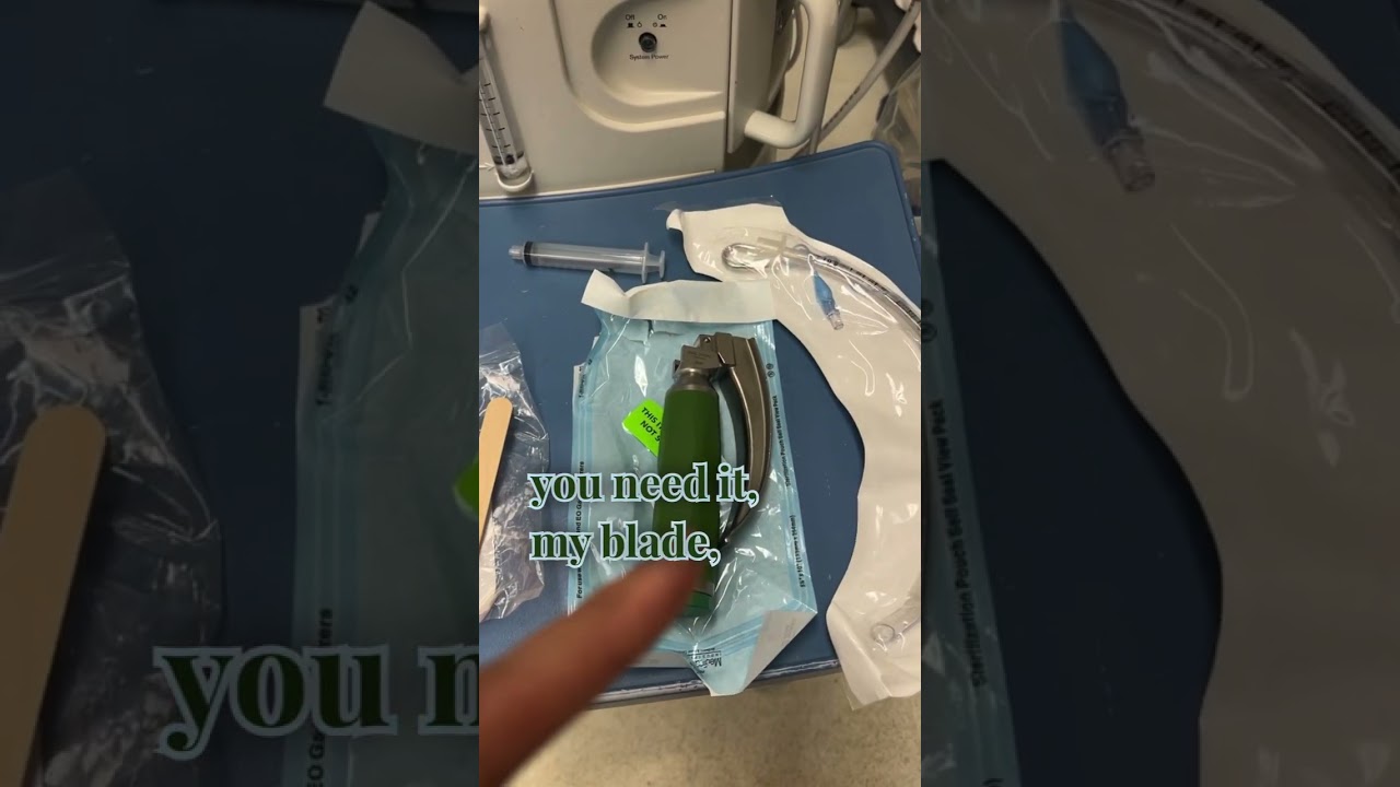 Setting up to Perform an Intubation