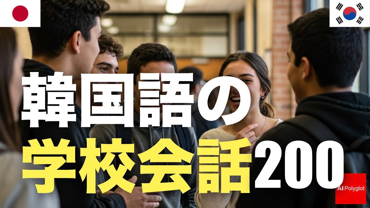 韓国語の学校会話200 | 聞き流し | 第二外国語 | 音声学習 | リスニング練習 韓国語の学校会話200 | 聞き流し | 第二外国語 | 音声学習 | リスニング練習