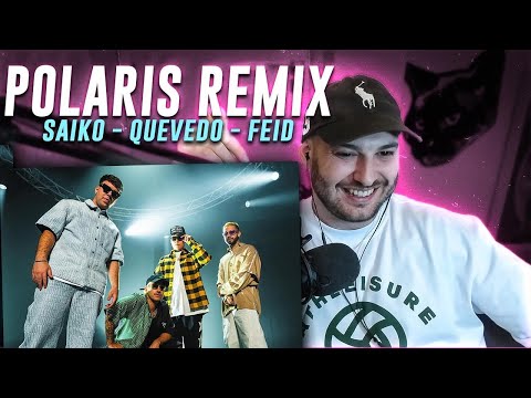 HISTORICO!! REACCION: Saiko, Quevedo, Mora, Feid - Polaris Remix (Videoclip Oficial)