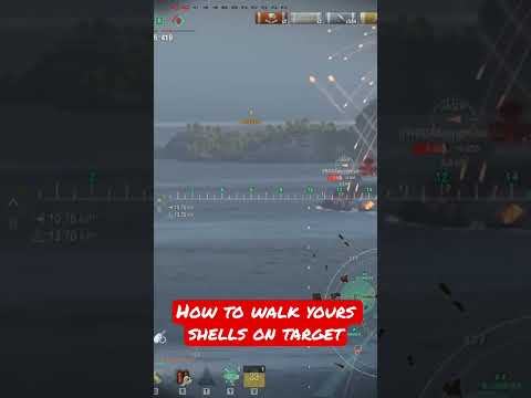 Smaland how to walk your shells on target #worldofwarships #destroyers #småland