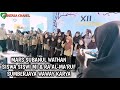 Yalal Wathan Siswa Siswi MI Dan RA Al Ma Ruf Sumber Jaya Waway Karya Dalam Rangka Hari Santri
