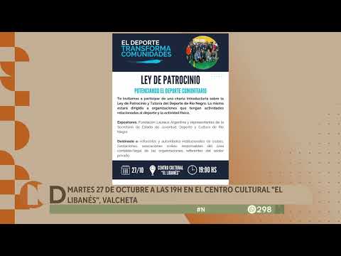 Charla sobre ley de patrocinio para potenciar el deporte comunitario en Valcheta y San Antonio Oeste