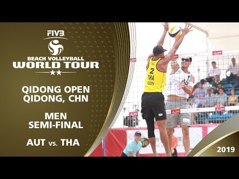 Men's Semi-Final: AUT vs. THA | 2* Qidong (CHN) - 2019 FIVB Beach Volleyball World Tour