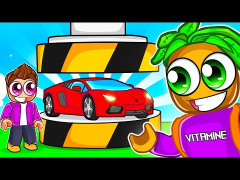 Spend €100,000 playing CAR CRUSHER 2 in Roblox!