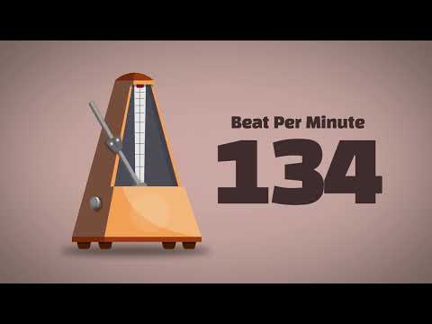 134 BPM Metronome [1Hour]