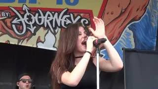 Against The Current - Forget Me Now Live at Vans Warped Tour &#39;2016 in Houston, Texas