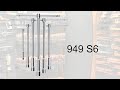 Miniatura vídeo do produto JOGO COM 6 CHAVES 'T', COM HASTE, SOQUETE PROFUNDO  - 949/S6 - BETA DO BRASIL - 009490076 - Unitário