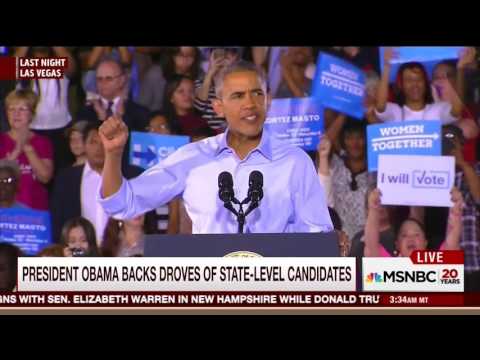 MSNBC: President Obama campaigning with Cortez Masto