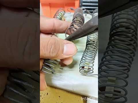 Repairing broken Dryer heating element..