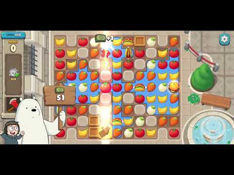 We Bare Bears Match3 Repairs Level 263 - No Boosters