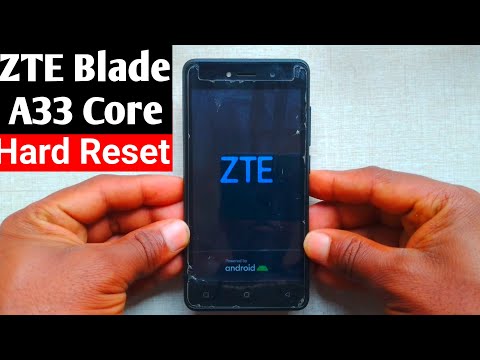 ZTE Blade A33 Core Hard Reset without PC | Remove pattern #2025