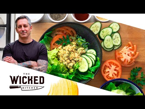Make the BEST chickpea salad | quick cheap and easy meal prep lunch