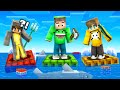 Survive 100 Days On A RAFT Minecraft
