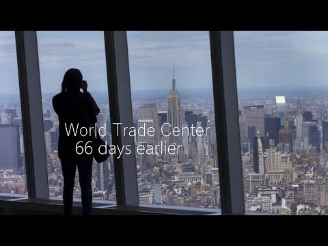 World Trade Center 2001 | BREATHTAKING and HISTORIC VIEW from the top of WTC South Tower. MUST SEE