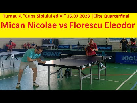 Mican Nicolae vs Florescu Eleodor |Elite Quartefinal |Sibiu 15.07.2023