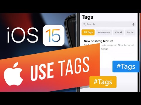 iOS 15: How to Create Tags in Apple Notes | How to Find Notes Using Tags in Notes App