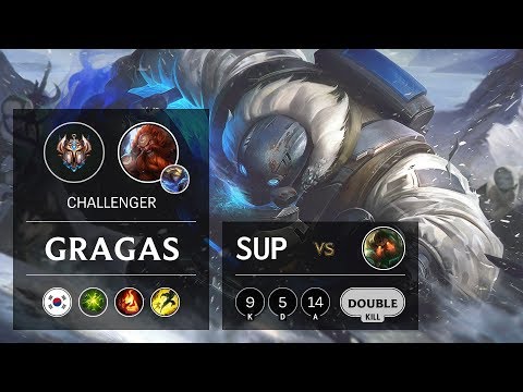 Gragas Support vs Nautilus - KR Challenger Patch 9.20