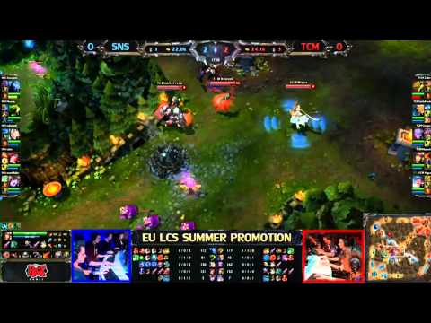 Sinners Never Sleep vs TCM Gaming Game 1/3 LCS 2013 EU Summer Promotion Matches