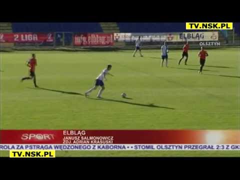tv.nsk.pl 2013-09-21 Concordia Elbląg - Stal Mielec 1-0 (0-0) bramka relacja wypowiedzi