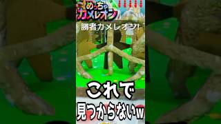 雑な隠れ方で1位になってしまう男www【めっちゃカメレオン】#shorts