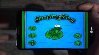 GamePlay Join the Dots Jumping Frog