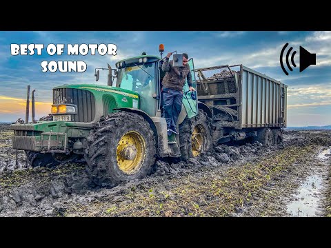 Best of Motor Sound 2020 🔈 | Pure Sound | POWER | John Deere, Rába, MTZ, MB-TRAC, Case IH, Claas
