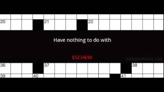 Have nothing to do with Crossword Clue Solution