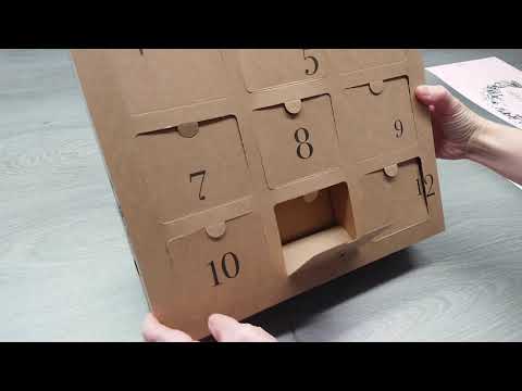 advent calendar with drawers