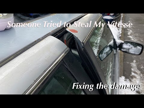 Someone tried to STEAL my Rover 827 Vitesse - Fixing The Damage