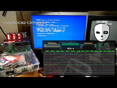 DefleMask export out & play on MSX YM2610B (Neotron-B) (2/3)