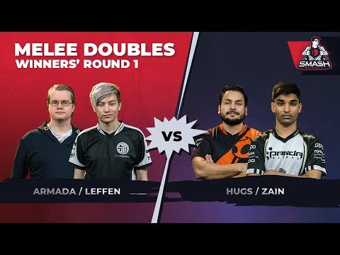 Armada/Leffen vs HugS/Zain - Melee Doubles: Winners' Round 1 - Smash Summit 6
