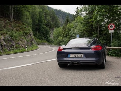 Porsche Cayman Typ 981c am Kochelsee - Videoblog / Fahrbericht