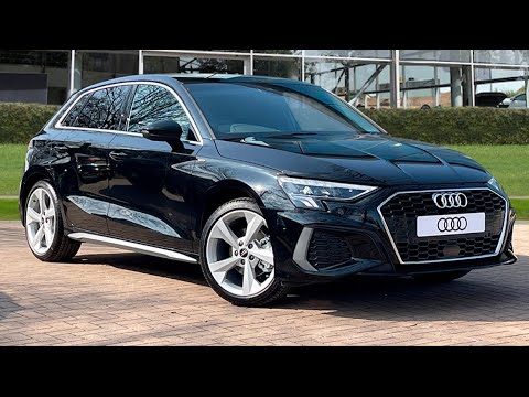 Approved Used Audi A3 1.0 TFSI 30 S line Sportback S Tronic Euro 6 (s/s) 5dr at Stafford Audi.