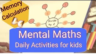 Mental Maths Daily Activities for Kids|Fast Calculation|Memory Calculation for Kids
