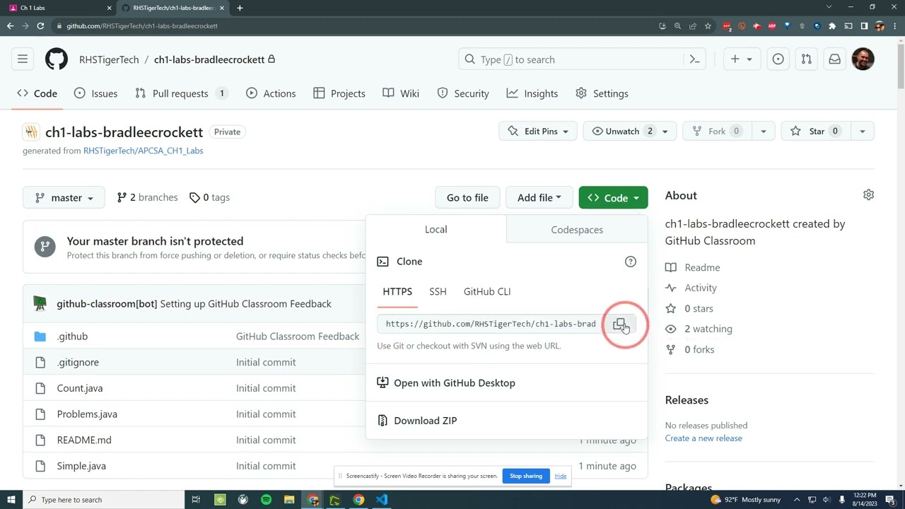 Getting started with GitHub Classroom Assignments (labs)