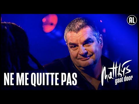 Frank Lammers & Leona Philippo – Ne Me Quitte Pas | Matthijs Gaat Door