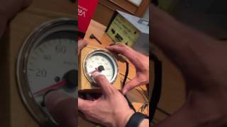 วิธีปรับเกจ์วัดความเร็วระบบโปรแกรมไฟฟ้า Verthree