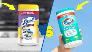 Lysol vs Clorox Disinfecting Wipes: Which is Best for Your H