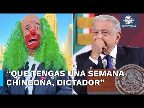 Brozo responde a AMLO tras engancharse con “burda perorata” del payaso tenebroso