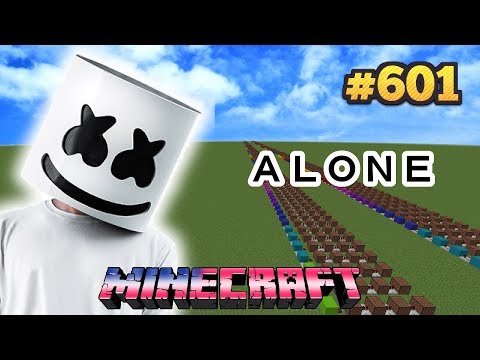 DJ Minecraft - (Minecraft) Marshmello - Alone (noteblock tutorial)